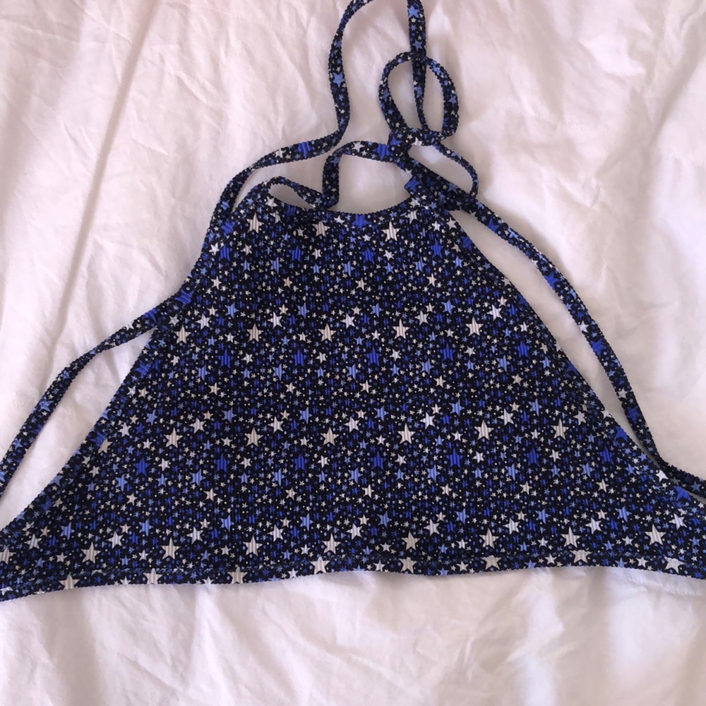 Aeri halter star swim top
